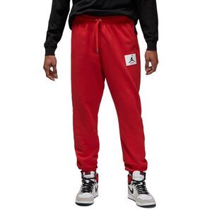 Jordan Flight Fleece Men's Sweatpants Red/White Size S, M, L, XL